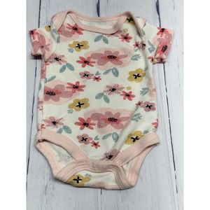 Chick Pea Short Sleeve One Piece 0-3M